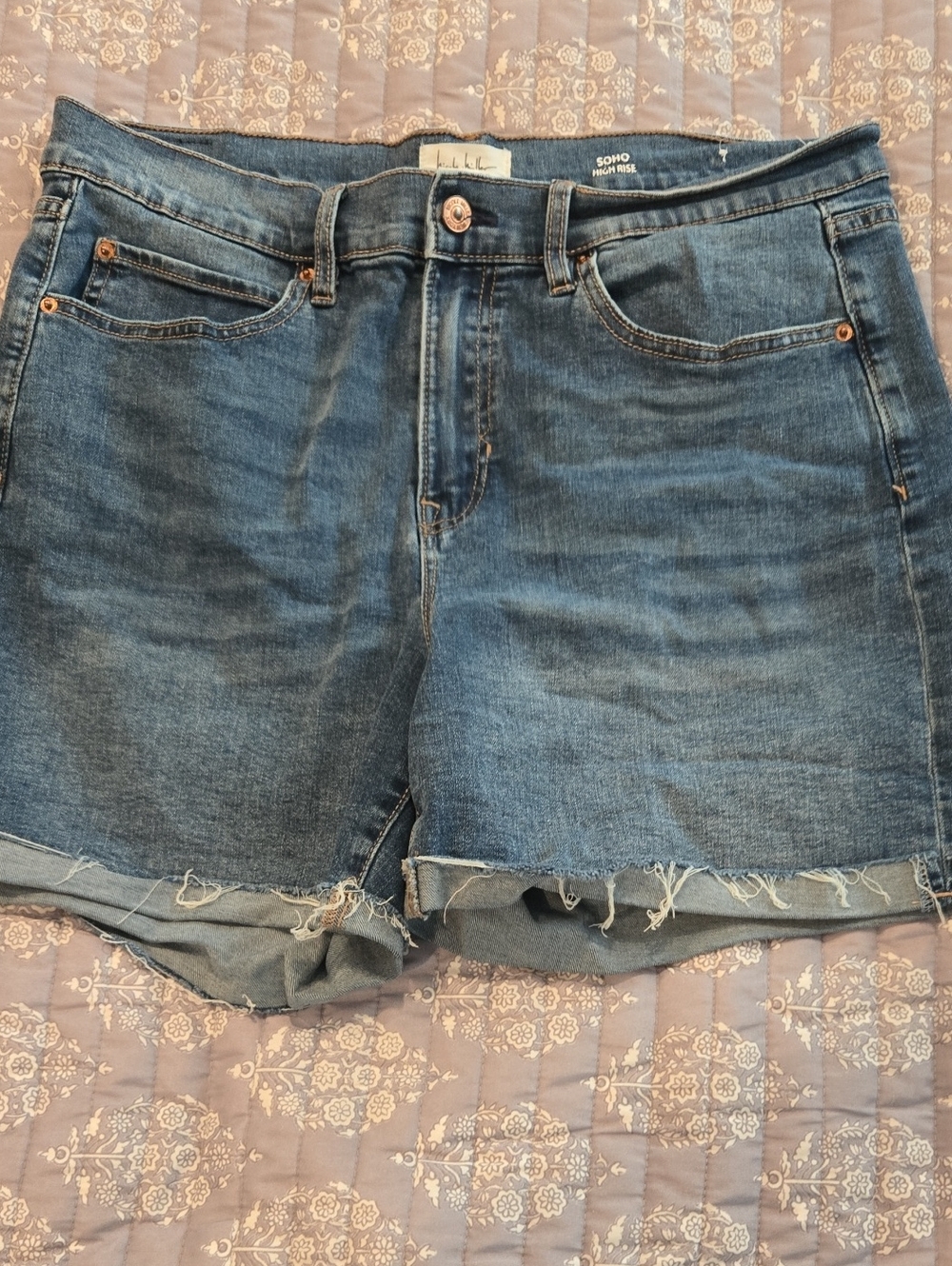 Nicole Miller Medium Blue Denim Cutoff Shorts